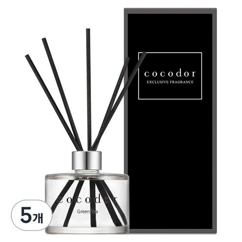 코코도르 디퓨저, 그린티, 200ml, 5개