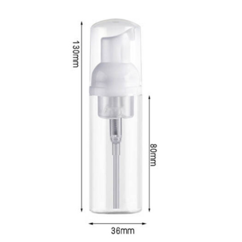 리얼피키 버블 거품 펌프 용기 60ml, 6개, 투명