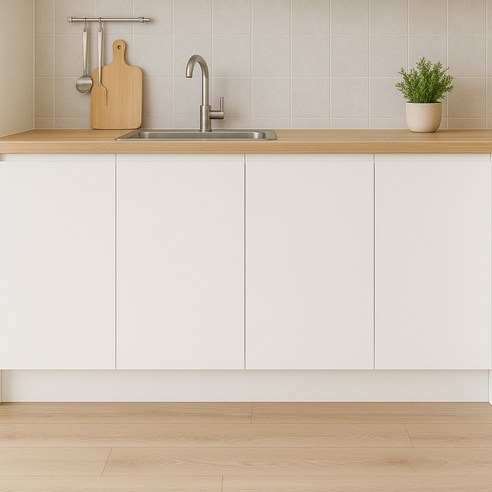 인필 접착식 단색 컬러 시트지 필름 솔리드 SOLID L 610, 화이트, 폭 1230mm x 길이 2m