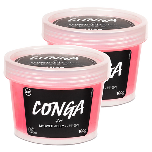 러쉬 콩가 샤워 젤리, 100g, 2개