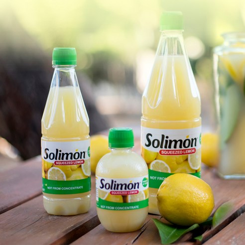 상큼한 솔리몬 스퀴즈드 레몬즙으로 일상에 활력을 더하세요!