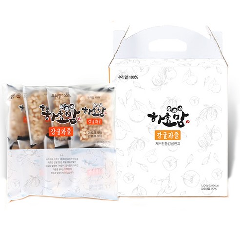 하효맘 제주 감귤과즐 선물세트, 1200g, 1개
