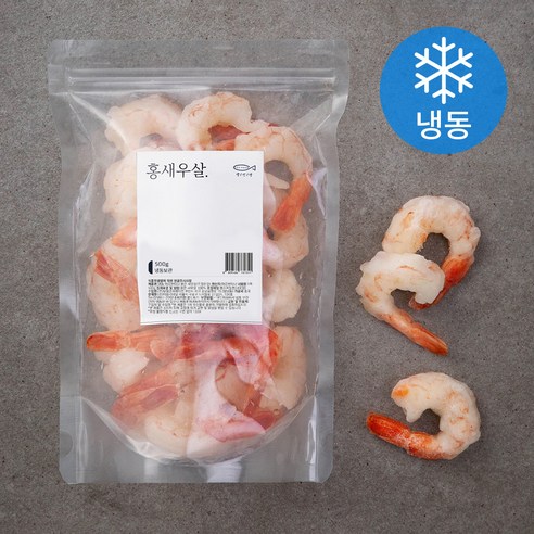생선생 홍새우살 (냉동), 500g, 1팩