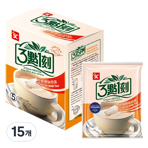 3시15분 오리지널 밀크티, 20g, 15개