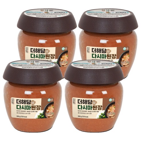 더해담 다시마 된장, 500g, 4개