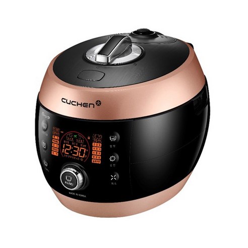 쿠첸 가마솥 엣지 전기 압력 밥솥 10인용, CJS-FD1010RV, Black / Rose Gold