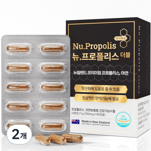 뉴와이즈 뉴 프로폴리스 더블 아연 21g