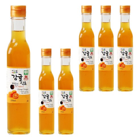 뫼달해 감귤식초, 250ml, 6개