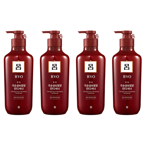 려 함빛 극손상케어 린스, 550ml, 4개