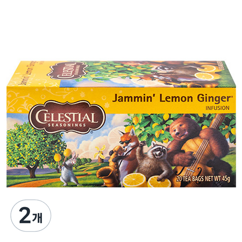 셀레셜시즈닝스 잼민 레몬 진저, 2.25g, 20개입, 2개