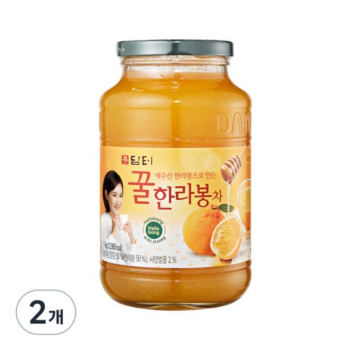 담터 꿀한라봉차, 1kg, 1개입, 2개