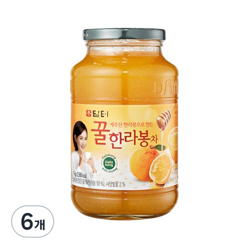 담터 꿀한라봉차, 1kg, 1개입, 6개