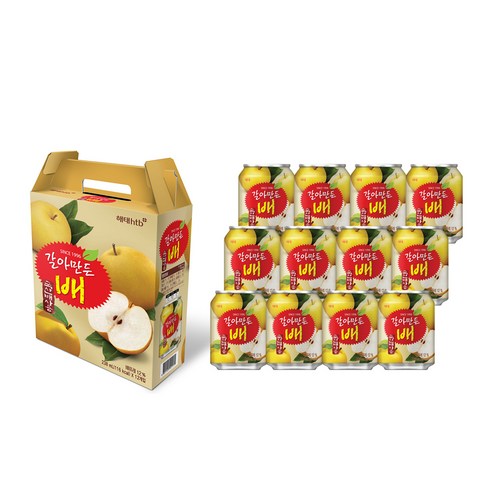 해태음료 갈아만든 배, 238ml, 12개