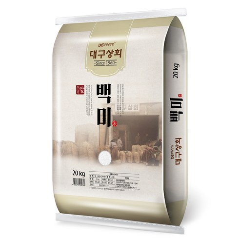 대구상회 2023년산 햅쌀 백미, 20kg, 1개