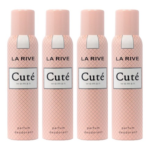 라리브 큐트 퍼퓸 스프레이타입데오, 150ml, 4개