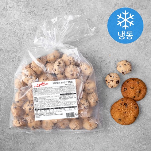 맨치트 미니 New 초코쿠키 황색 냉동생지, 900g, 1개