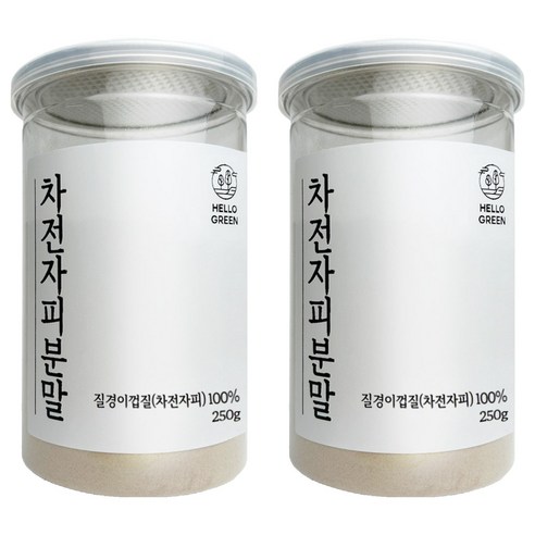 헬로우그린 차전자피분말, 250g, 2개