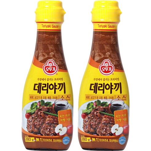 오뚜기 데리야끼소스, 280g, 2개