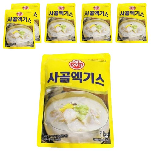 [오뚜기] 사골엑기스, 6개, 1kg