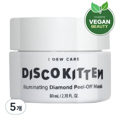 아이듀케어 디스코 키튼 필 오프 피부결광 마스크팩, 1개입, 5개