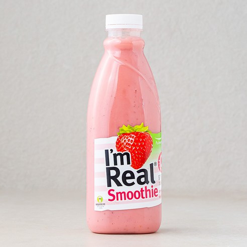 아임리얼 스무디 마이 스트로베리 (냉장), 700ml, 1개 아임리얼딸기 아임리얼 스무디 마이 스트로베리 (냉장), 700ml, 1개 아임리얼딸기