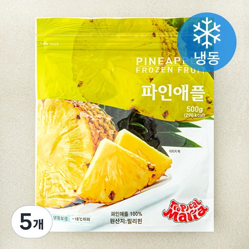 필리핀산 TM 파인애플 (냉동), 5개, 500g