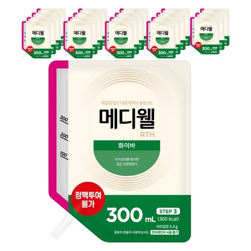 메디웰 RTH 화이바, 300ml, 20세트