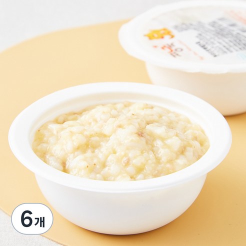 짱죽 중기 9개월부터 이유식 한우단호박테프죽, 혼합맛(한우/단호박테프), 200g, 6개