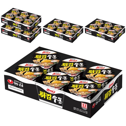 농심 튀김우동 큰사발면 111g, 30개