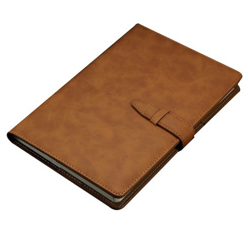 [OKㅣ강추] 고급스럽고 실용적인 오가니코 심플 버클 가죽 다이어리: 일상을 정리하는 필수품 [OKNOWㅣ추천상품]