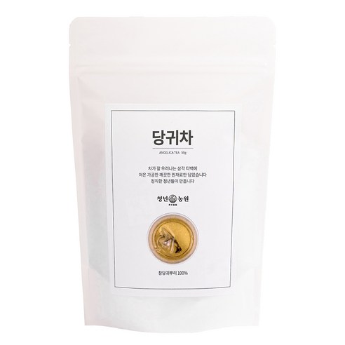 청년농원 저온가공 당귀차 삼각티백, 1g, 50개입, 4개