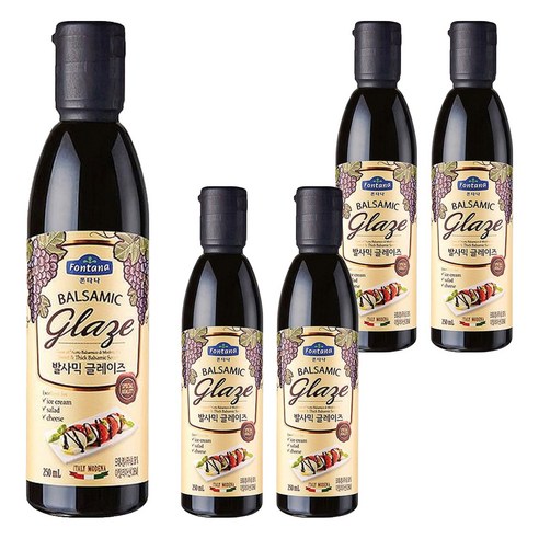 폰타나 모데나 발사믹 글레이즈, 250ml, 5개