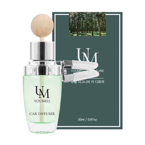 유멜 시그니처 카 디퓨저 20ml 본품, 힐링피톤치드, 1개