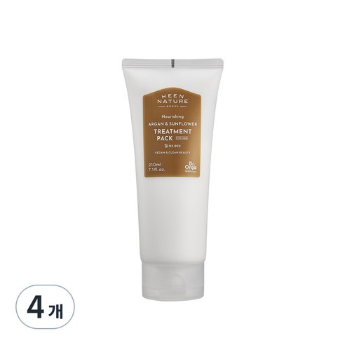 닥터올가 아르간 썬플라워 트리트먼트 헤어팩, 210ml, 4개