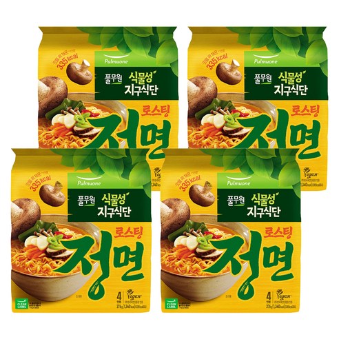 지구식단 풀무원 식물성 로스팅 정면 94g, 16개