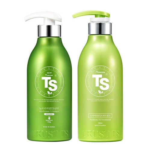 ts샴푸 TS 뉴 프리미엄 샴푸 500g + 프리미엄 트리트먼트 500ml 세트, 1세트