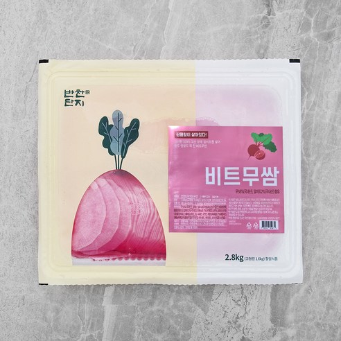 반찬단지 비트무쌈, 2.8kg, 1개