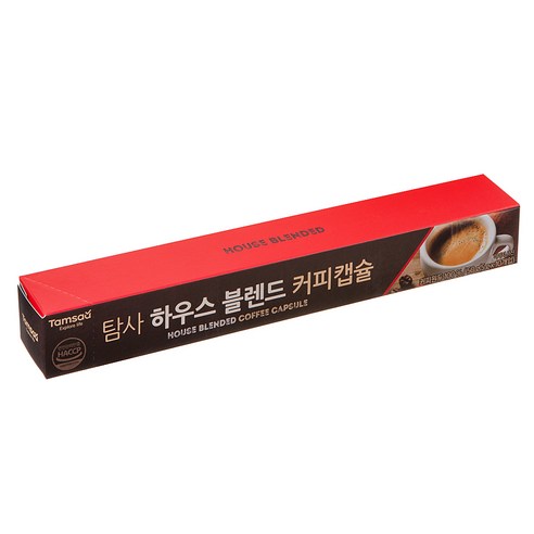 탐사 하우스 블렌드 커피캡슐, 5g, 10개입, 4개