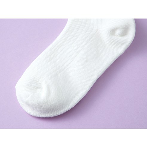 우리 아이 발에 행복을 신기다, 베이스알파에센셜 아동 심플 골지 중목 양말 세트