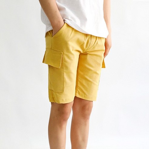 해리슨 남성용 워싱 카고 린넨 반바지 DBS1248