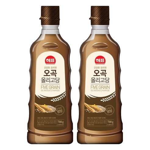 해표 오곡올리고당, 700g, 2개