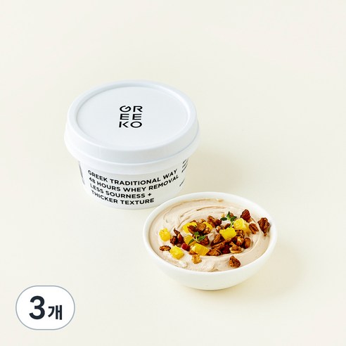 [로켓프레시] 그릭오 홍차 밀크티 그릭 요거트, 100g, 3개