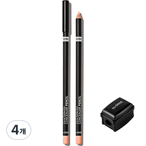 더샘 커버 퍼펙션 컨실러 펜슬, 살몬 베이지, 4개