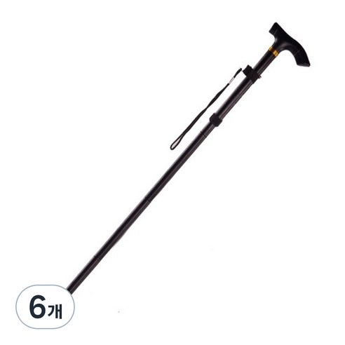 마샤투 접이식 지팡이, 블랙, 6개
