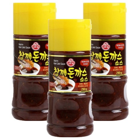오뚜기 참깨 돈까스 소스, 290g, 3개