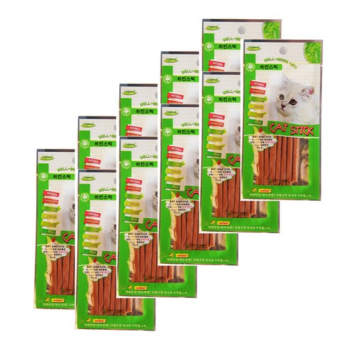 올가밀 캣스틱 20g, 치킨, 10개