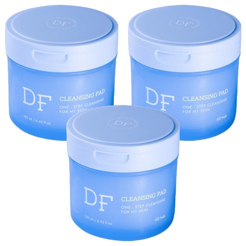 디에프 클렌징 패드 190ml, 3개