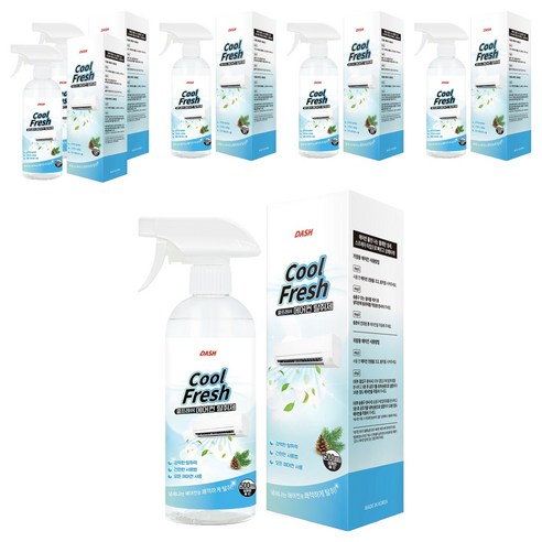 대쉬 쿨프레쉬 에어컨 탈취제, 500ml, 6개