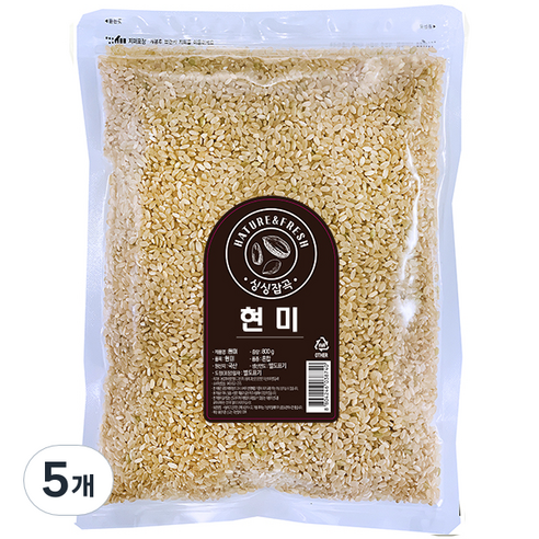 싱싱잡곡 현미, 800g, 5개