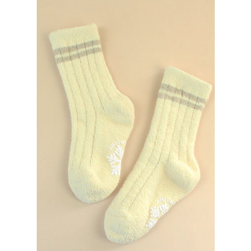 꿈결 같은 편안함과 안전을 선물하는 코코비도로시 아동용 벨로 미끄럼방지 수면 양말